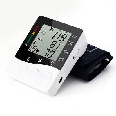 LCD ডিজিটাল আর্ম রক্তচাপ কফ ডিজিটাল OEM ODM BP মনিটর উপরের