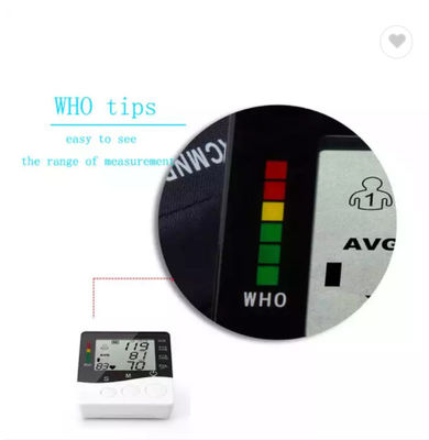 LCD ডিজিটাল আর্ম রক্তচাপ কফ ডিজিটাল OEM ODM BP মনিটর উপরের