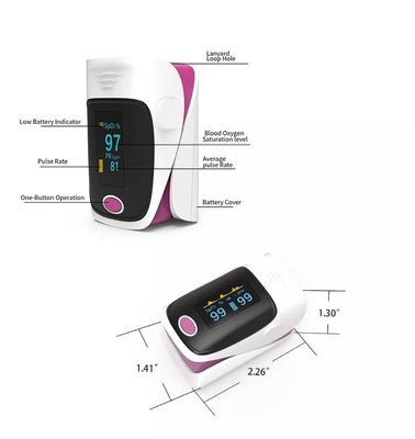 ডিজিটাল ফিঙ্গার টিপ Oled Spo2 ফিঙ্গারটিপ পালস অক্সিমিটার পোর্টেবল পালস অক্সিমিটার