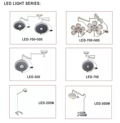 LED সার্জিক্যাল লাইট ফ্লাওয়ার শেপ LED অপারেশন লাইট ডাবল ডোম শ্যাডোলেস অপারেটিং ল্যাম্প